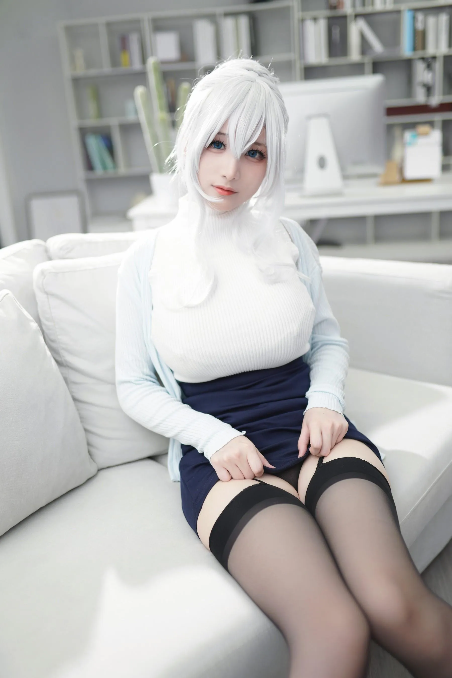 幼愛youmeko – NO.06 未亡人雪女cos [71P]插图4